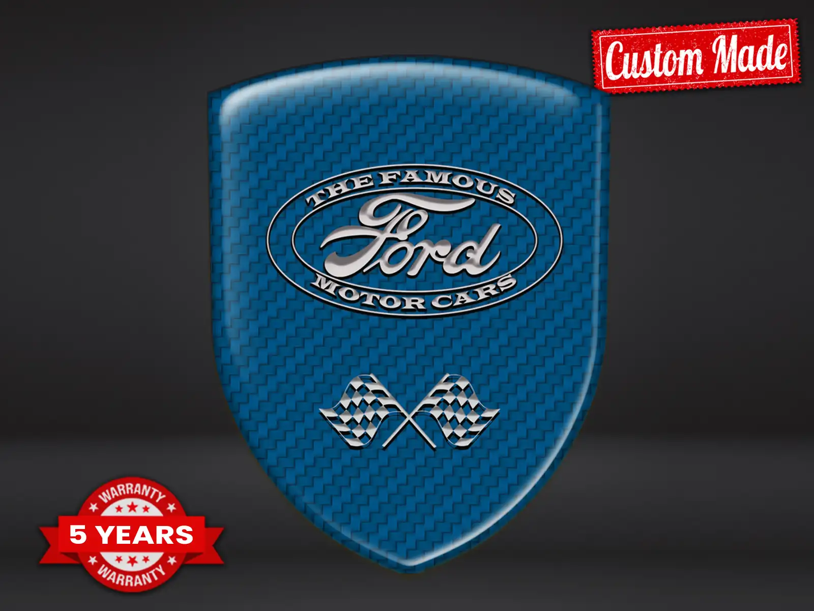 Ford Badges Auto Perso Design Max Stylé Pro Résistant
